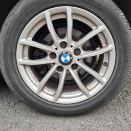 2013 Bmw 1 series ·

Bmw f20 16" alloys. 4 good tyres loads of tread. Wheels have bubbled around the centre caps slight curb marks £150 ono

Contactless collection
Bank transfer or paypal