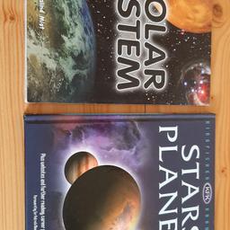 2 books
solar system and stars and planets