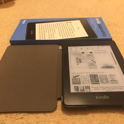 This is the latest Kindle
8GB
Kindle, box and case is included and they are all in prestine condition 
Bought this a couple month ago and rarely been used 
Collection only!