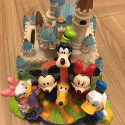 This is fab for the little ones bedroom as ornament, features most of the Disney characters. Nothing wrong with it expect the bottom money box holder which has disappeared.