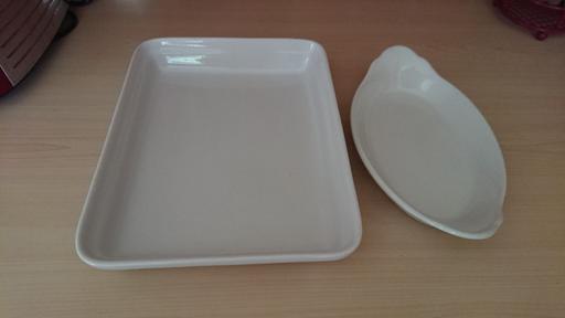 Buy & Sell Derbyshire Erewash - Photos for 2 white oven dishes