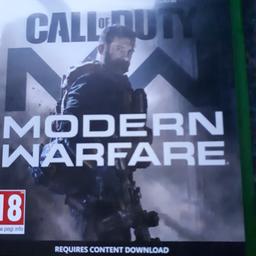 call of duty modern warefare for xbox one in very good condition see pictures collection from wollaston stourbridge or can post for extra fee ok thxs payment via paypal or cash on collection when i recieve payment into my email i will send the game and provide proof of purchase also for you ok thxs £30.00 ovno