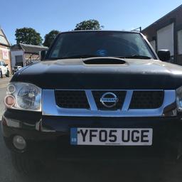 Hi for sale Nissan navara 2005. Manual
Start run and drive

 Amazing 4x4
 Good for export
 The issues. Need new radiator
 The old radiator is block
 Also low mileage only 112000 done
 This truck sold as spears and rebuild
 1 🔑

 Price £998
 Need cash