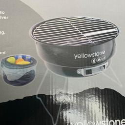 Brand new 3 to sell at £10 each 

Ideal for camping, beach or in the garden.

* steel bbq with chrome plated grates
* Enamelled fire bowl with built in vents
* Easy to assemble and dismantle
* Can be taken anywhere
* Diameter 26cm
* Black