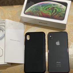 Iphone xs max black .
256 gb
Battery health 100%
Working on any sim,still with apple warranty until octomber.
the phone was bought new and there are no marks or scratch. Glass protector on the screen from 1th day.
Thanks.
Only collection,thanks.