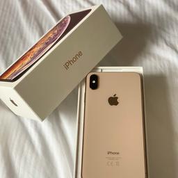 Iphone xs max 256 gb gold,unlocked to any network. Glass protector on the screen.
Used but its like new.
Full box.
No paypal,only collection.
Thanks