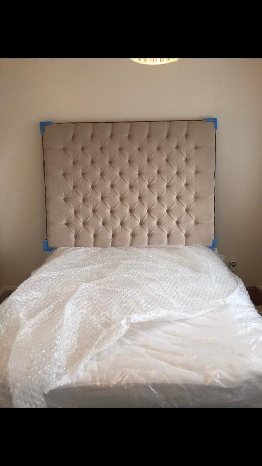 Buy & Sell South Woodford East London - Photos for Double / King Size Headboard Light Beige