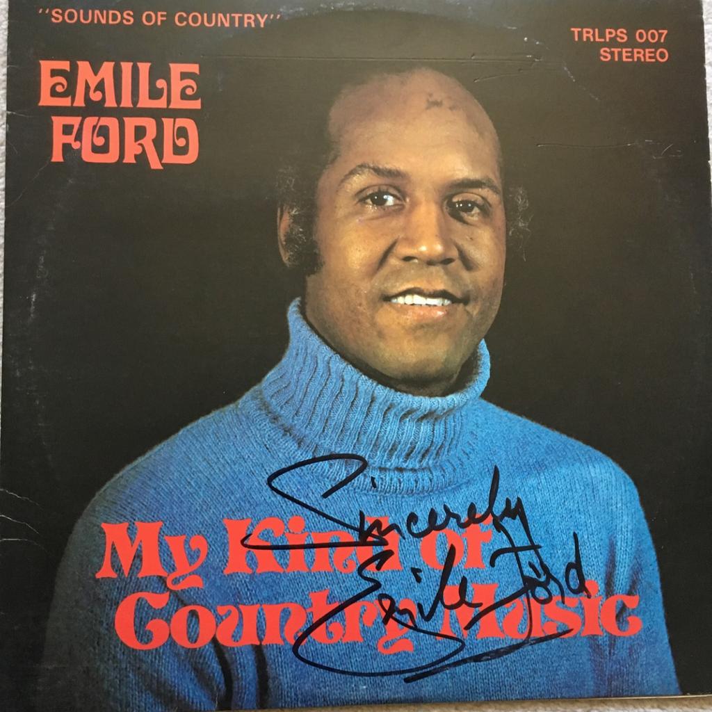 Emile Ford original vinyl on Transdisc label, Holland. Front cover autographed. Vinyl is very good. Postage available to any location from trusted seller - selling successfully online since 2011. Please e-mail any queries. All questions answered and offers considered.