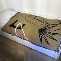Ikea's Brimnes day bed 
Opens out to a double bed, and has 2 great storage drawers.
in really good condition apart from a couple of chips which could be filled in.  

80cm width x 200cm length 

https://www.ikea.com/gb/en/p/brimnes-day-bed-frame-with-2-drawers-white-00228705/