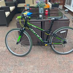 Breaks fully working 
All gears working 
Minimal damage and is on good condition 
Reflective lights 
13 inch frame 
Collection in Manchester,Wythenshawe M23
Was originally purchased at £360