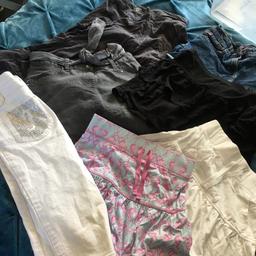 A bundle of 7 girls skirts mainly from next aged 10, all in good condition and from a clean and smoke free home. The white pair of pants have been sold. Will sell separately for £2.00 or the whole bundle for £10