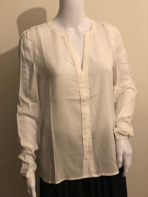 Buy & Sell Buckinghamshire Milton Keynes - Photos for Mango Long Sleeve Shirt Ivory size Small BNWT