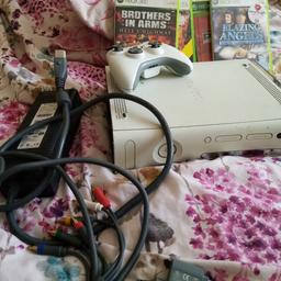 Today for sale I got xbox 360 whit all wirles is working condition sale as don't play more come whit one remote control and few games