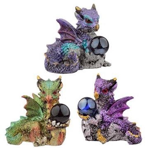 Buy & Sell South West London Sutton - Photos for All Seeing Orb Elements Dragon Figurine