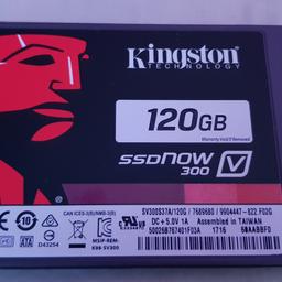 This is for a Kingston SSDNow V300 120gb SV300S37A 2.5 inch SATA3 it has been refurbished through Kingston with the latest firmware unlike a lot available.
Dimensions: 7 x 10 x 0.7 cm
Weight: 54.4 g