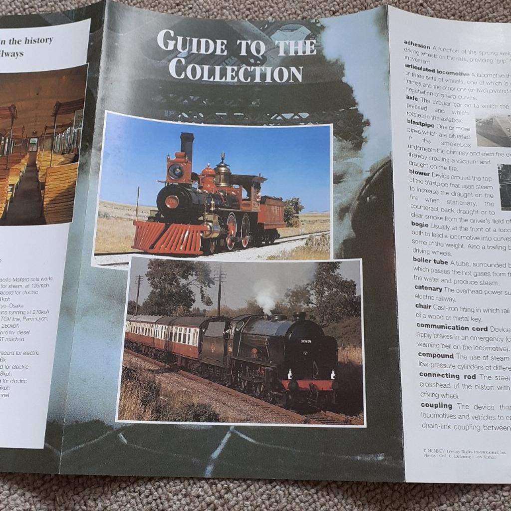 by Clive lamming 1999 issue 5 ringbinders chapters 1 to 16 published by orbit direct plus extra binder chapter 3 golden age of British railways
excellent condition
buyer collects