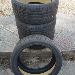 For sale are 4 x 275/40YR22 CONTINENTAL CROSS CONTACT LX SPORT SILENT TYRES. Tyre tread 6mm on all tyres.
Any questions please call 079000 55939

COLLECTION ONLY PE12 9QG