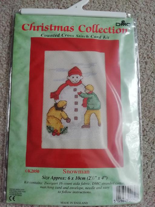 courses South Yorkshire Doncaster - Photos for New DMC Snowman Christmas Card Cross Stitch