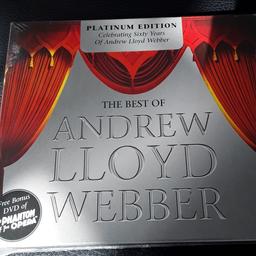 Andrew Lloyd webber New and sealed ( includes bonus DVD) 
The best of .
Collection westcliff 
pay pal