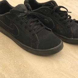 Suede trainers used, but plenty of life left.