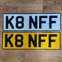 Cherished Number Plate
K8 NFF
Currently on retention with all transfer fees paid.
Brand New Plates Included
Any questions please ask