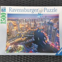 Biete zum Kauf ein Ravensburger Puzzle mit 1500 Teile an. Blick Dubai Marina.
Meine Tochter hat damit angefangen aber dann wohl die Lust daran verloren weiter zu puzzeln.
Preis verhandelbar und Versand möglich! 

Dies ist ein Privatverkauf! Keine Ruecknahme und keine Gewährleistung