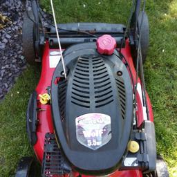 Petrol mower in good working condition.
If has mulching property, 5.5 HP,adjustable revs.
Blade sharpened
It is self propelled, but for some reason the drive doesn't work, therefore sold as push mower
No grass box
Collection only