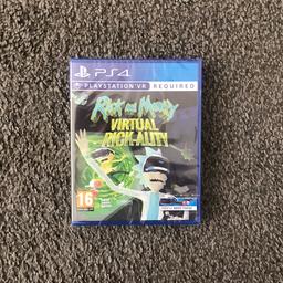 Rick and Morty PS4 VR Game Brand New never opened

Free next day delivery to Blackpool area