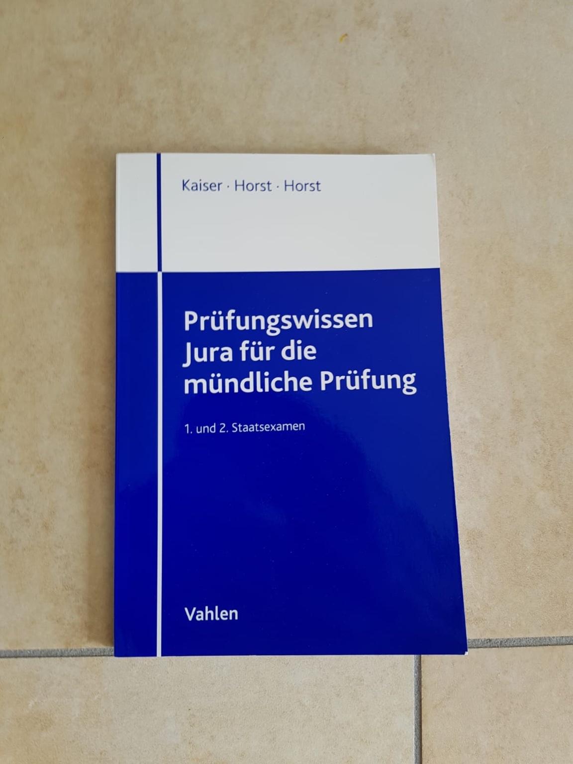 Vahlen Lehrbuch für mündliche Prüfung Jura in 41812 Erkelenz für € 6,00 zum Verkauf Shpock AT