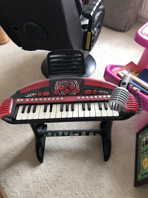 Buy & Sell Essex Epping Forest - Photos for Child’s Piano with Stool and Mic