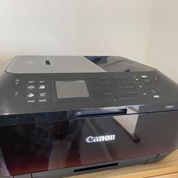 Only selling as we have a new business and new a commercial laser jet printer.

Low on ink. One new black cartridge comes with it 

Available Functions
Print, Copy, Scan & Fax with Wi-Fi & Ethernet connectivity, mobile printing, AirPrint support, printing via internet, direct printing with 7.5cm TFT display, 2-sided printing, photo-lab quality photos, direct disc print, scan to cloud & 2-sided 35-page ADF.