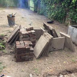FREE
Approximately 20 x Slabs
Approximately 100 x Bricks

Manual labour required to get them from garden to car.

Need collecting ASAP