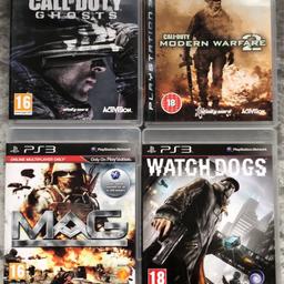 PS3 games in excellent condition.
All together 12£ or 3£ each.
Collection Dartford or little fee delivery.