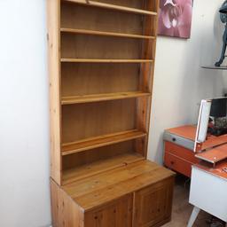 large bookcase with adjustable shelves and storage underneath few slight marks but nice and solid ideal to upcycle can deliver local for small fee based in L15 wavertree