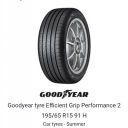 I have 4 x Goodyear 195/65 R15 91 H tyres (Efficient Grip Performance 2).
Selling because ordered wrong size. Tyres were ordered last week from Pneus online.
Brand new, unopened, still in original packaging. Collection only or can deliver locally