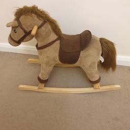 Excellent condition and well played rocking horse.  from smoke pet free house.  collection Aldershot.