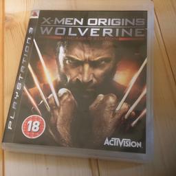 X- men origins Wolverine, PS3 game, used , collection WS10