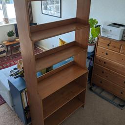 IKEA Leksvik solid pine bookcase with 6 shelves. In very good condition. Useful for filing and storage as well as books.

Dimensions:W: 93cmD: 32cmH: 198cm

Collection only but social distancing will be observed.