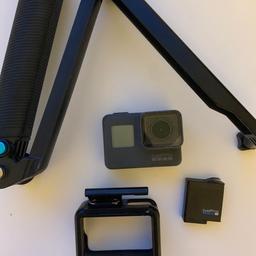 GoPro Hero 5 black with extra battery, selfie stick, protective housing and handler
Screen protector and lens protector
Price can be negotiated. Let me know if there are items you’re not interested!
