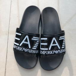 Emporia Armani sliders , only worn to try on but incorrect size . 

Size 8 in perfect condition