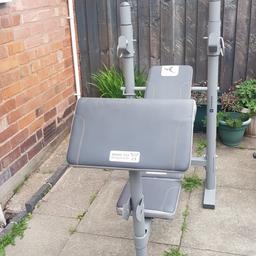 weights bench with incline and decline
almost brand new
preacher curl attachment