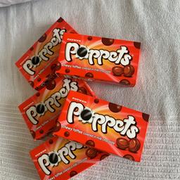 5 Boxes of Payne’s toffee poppets.expiry date 9/3/2021.Bargain £2.50