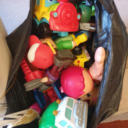 Free toys from smoke pet free house.  lots cars, kids pc, coddling toy. etc. not holding ..COLLECTION ALDERSHOT