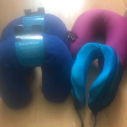 4 travel pillows not used 
2 gadget shop
1 Cabral
1cozy time microbead