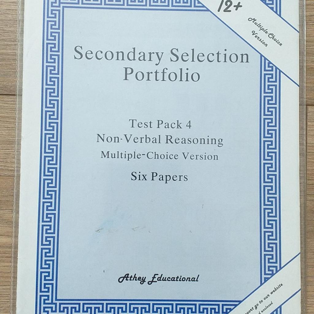 pack 4
multiple choice version
Athey Educational