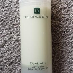 Temple Spa Dual Act Wet & Dry Cleansing Lotion For Combination Skin 150ml

brand new and unused