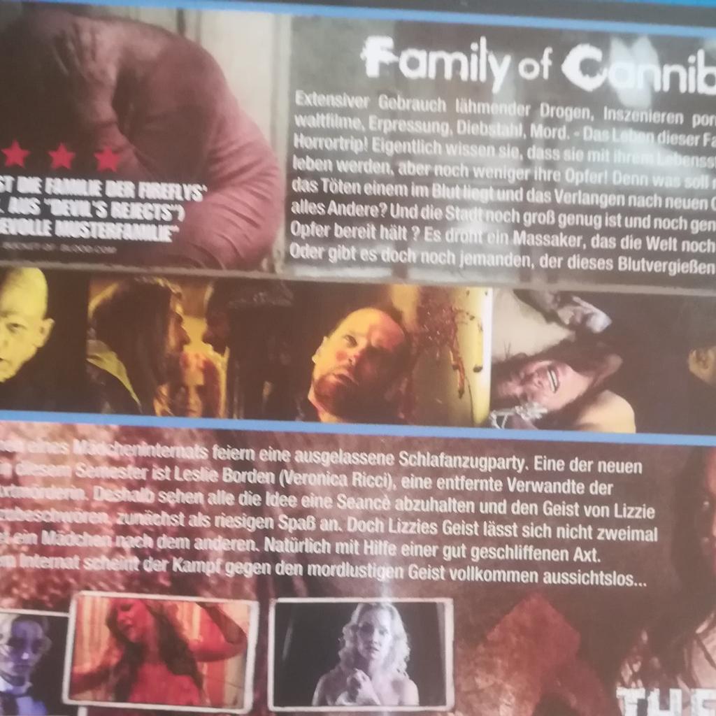 Sammler Auflösung

2 Horrorfilme in dieser Box

FAMILY OF CANNIBALS
THE AXE IS BACK

NEUw, einmal angesehen