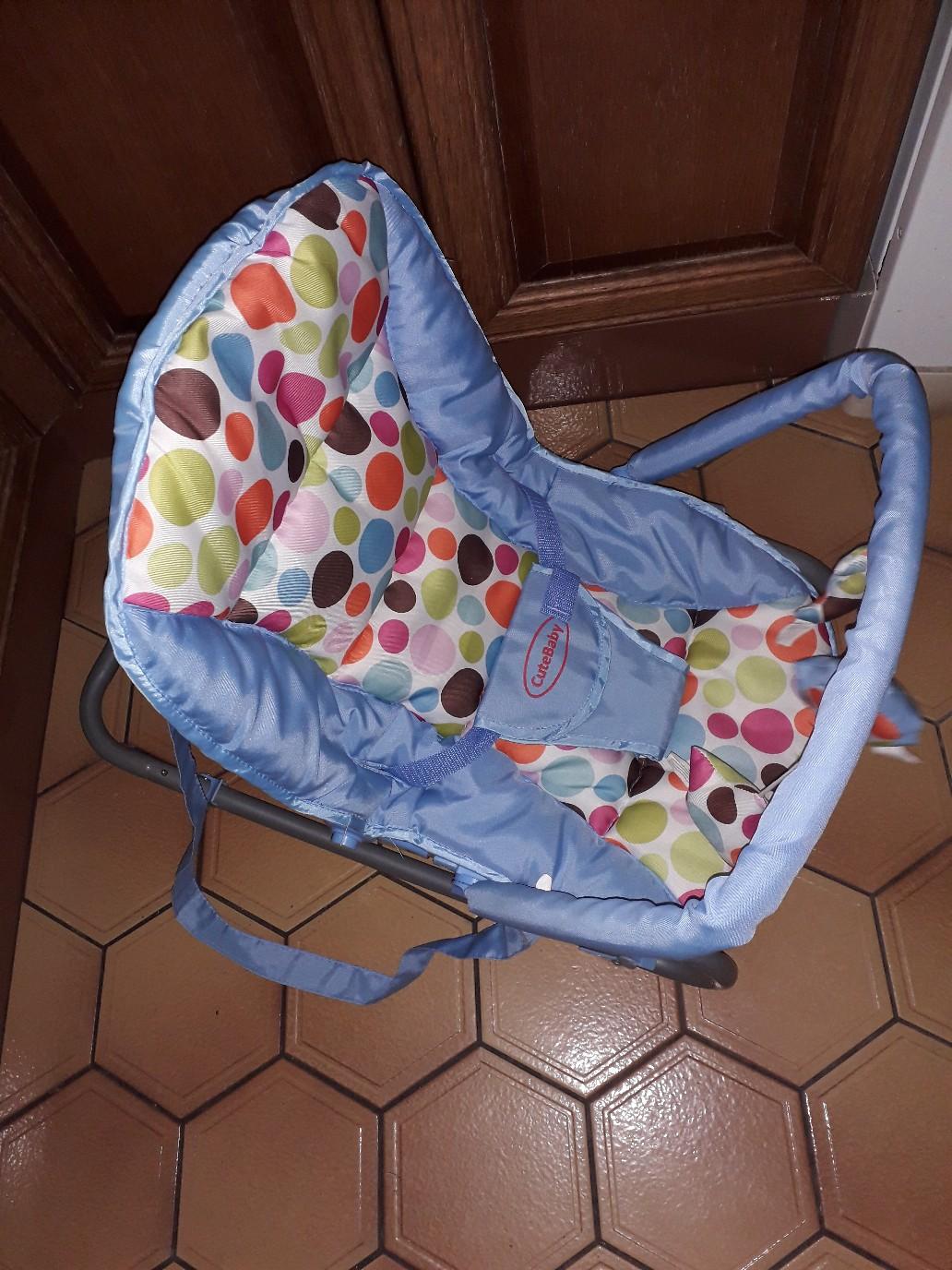 CUTE BABY ROCKING/STATIC BLUE BABY CHAIR. in Burnley for £20.00 for ...