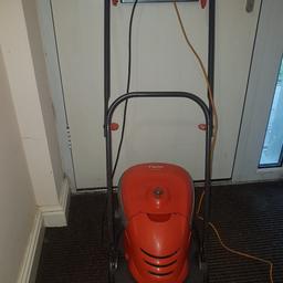 flymo electric lawnmower in very good condition for sale 
takes plastic blades  which are very cheap on ebay 
Collection or can be delivered locally for a small charge for petrol