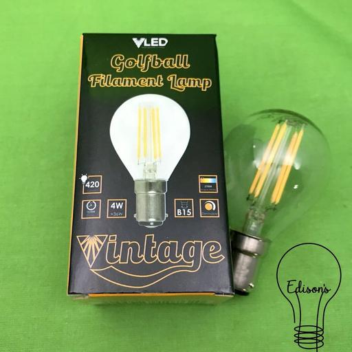 Buy & Sell North London Oakwood - North London - Photos for LED Filament Golfball Lamp 4 W SBC Dimmable